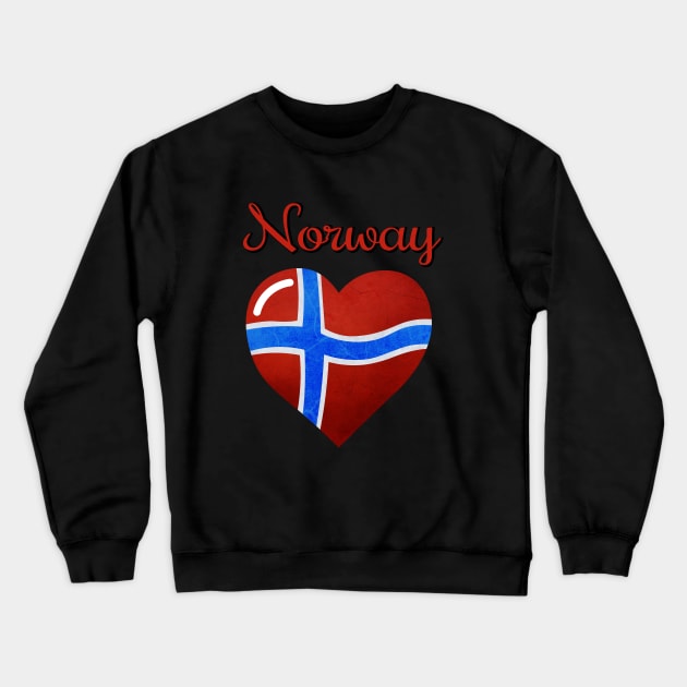 The flag of Norway, Norges flagg Crewneck Sweatshirt by Purrfect